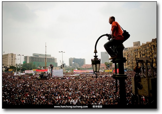 【作品】人民在行动：韩冲镜头下的埃及示威游行